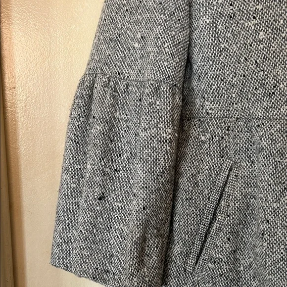 Olive des Olive Black and White Double-Breasted Tweed Jacket size S - Picture 5 of 11